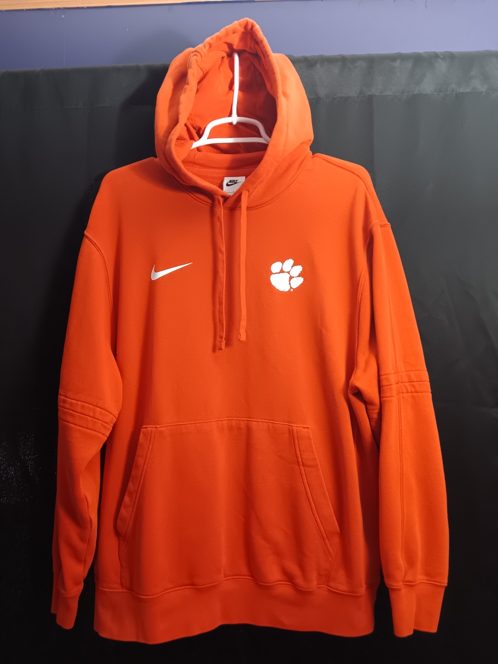 Nike Orange Clemson Paw Hoodie